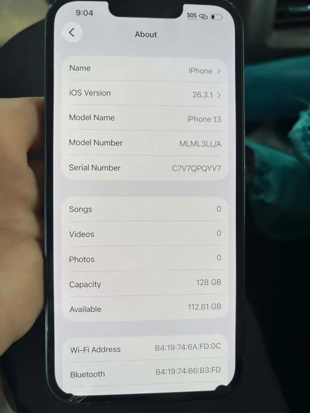 Apple iPhone 13 128GB Midnight